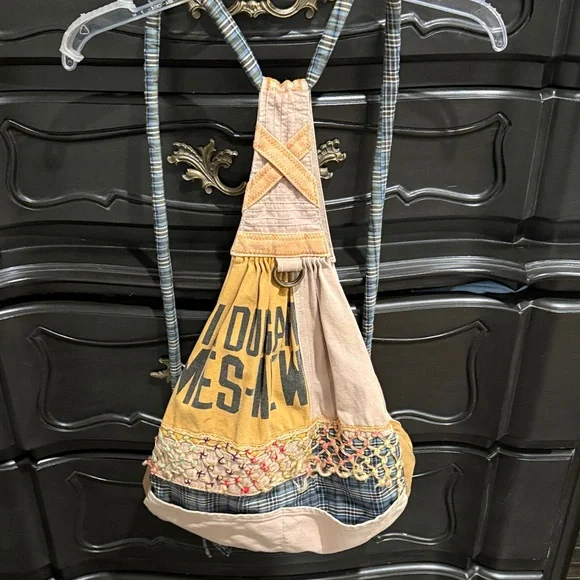 Free People Multicolor Patchwork Backpack - Picture 1 of 4